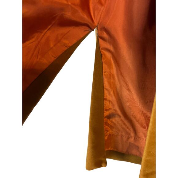 Vintage Stroller Coat 60s Mod Retro Sheep Fur Collar - Picture 15 of 16